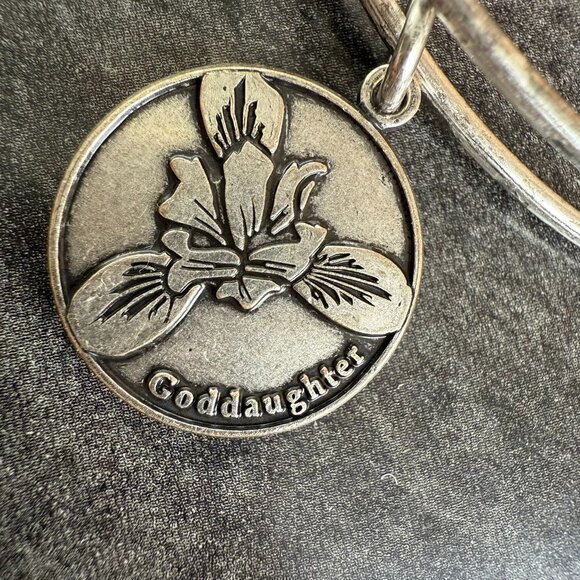 Blessed Bond Alex and Ani Goddaughter Charm Bracelet in Rafaelian Silver 2014 Se - Picture 2 of 14